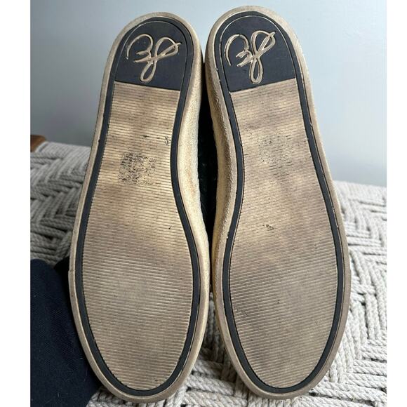 Sam Edelman: Black Suede Slip On Sneakers - Picture 6 of 7
